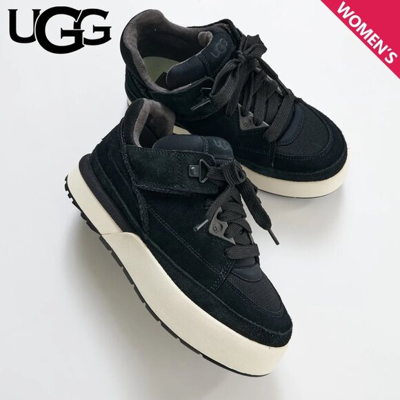 NEW UGG Suede Goldencush Sneakers in black for women 7254m2 - Picture 1 of 7